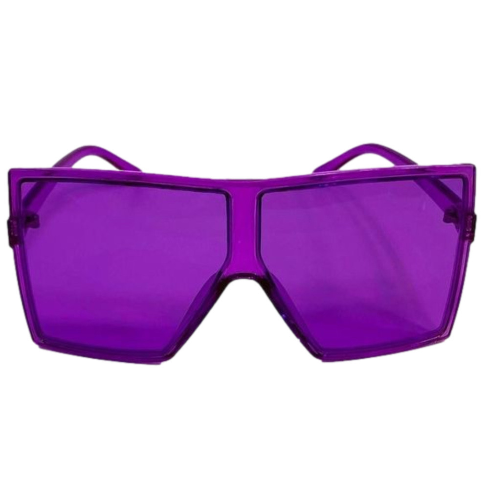 6072 | Purple Square Unisex Sunglasses